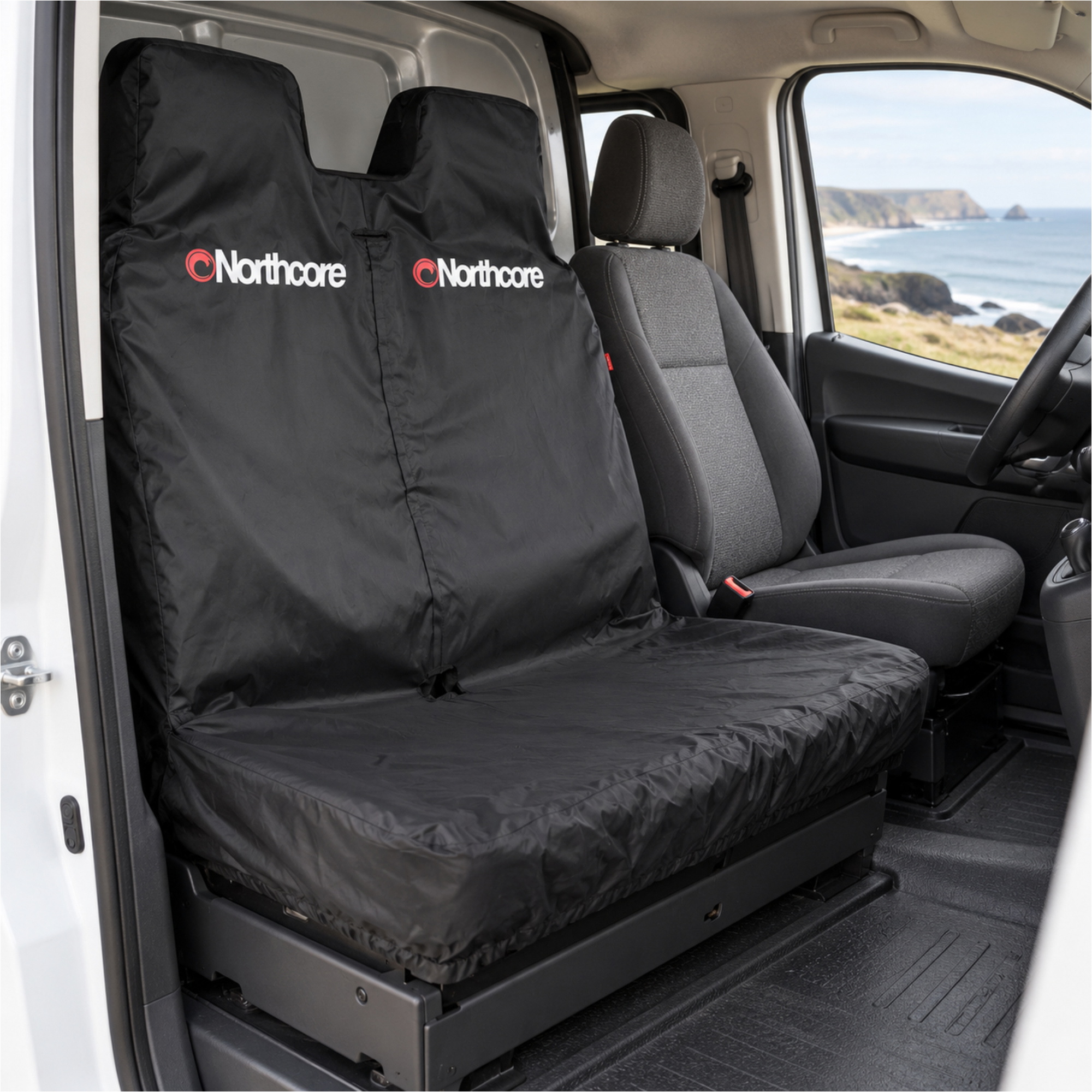 2026 Northcore Double Van Seat Cover NOCO06 - Black